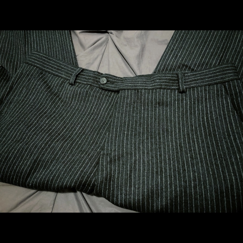 STAFFORD 100% wool pinstripe pants